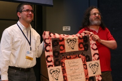 Richard Stallman and Dr. Fernando Perez