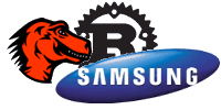Mozilla Rust Samsung logo