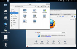 Korora's GNOME desktop