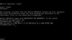 Debian GNU/Hurd screenshot