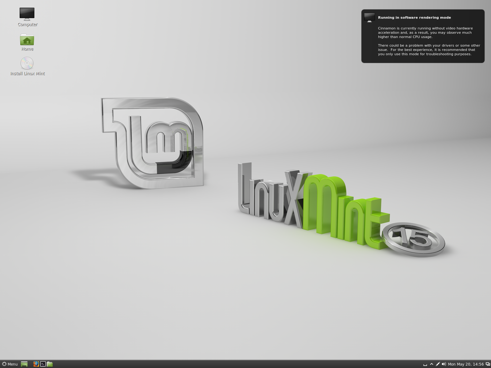 Linux Mint 15 screenshot