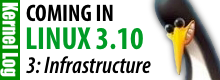 Kernel Log: Coming in 3.10 (Part 3) [--] Infrastructure