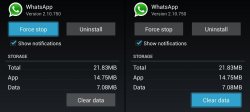 Clear WhatsApp data
