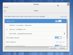 Wayland colour manager
