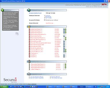 Secunia Personal Software Inspector