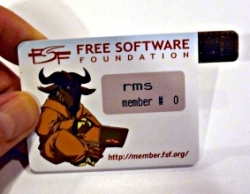 FSF membership card