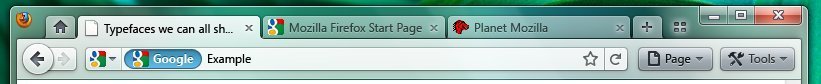 Tabs-on-Top concept replaces the titlebar.