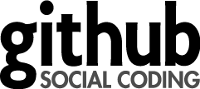 GitHub text logo