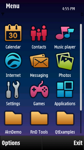 Symbian^3 Screen Shot