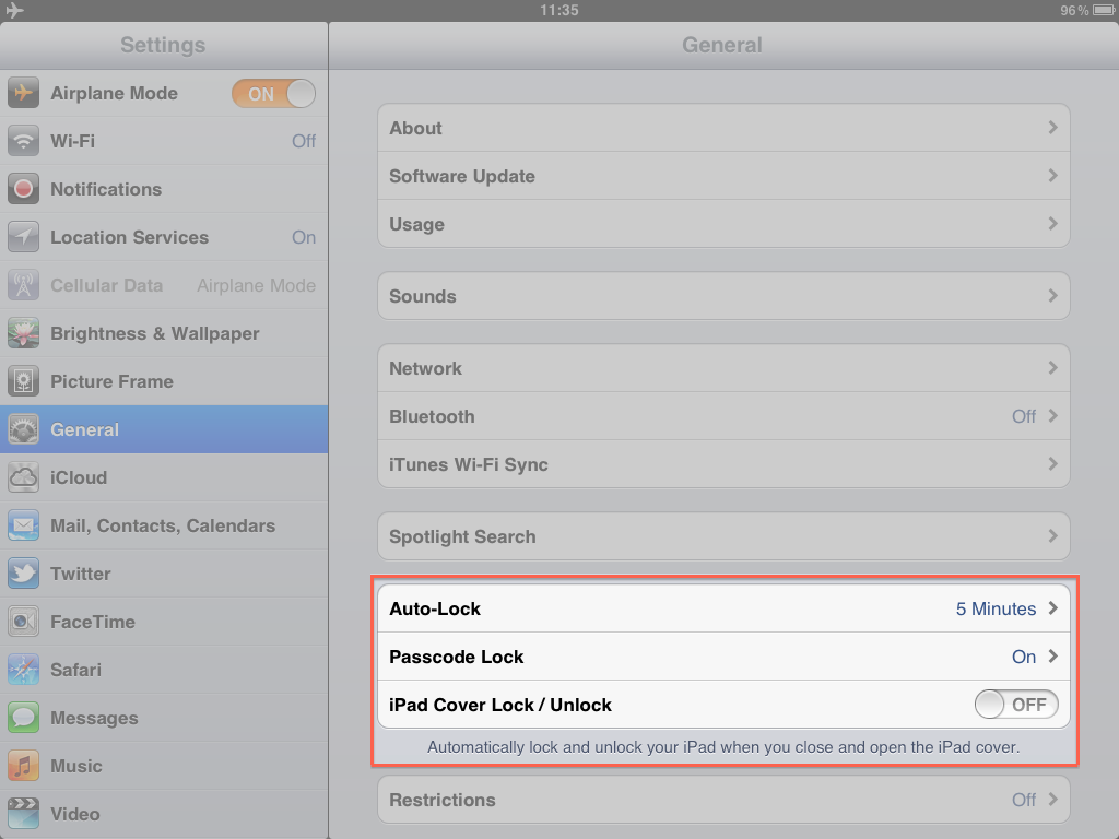 iPad 2 screenshot