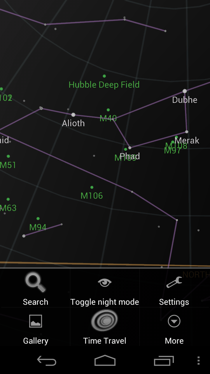 Sky Map for Android in action