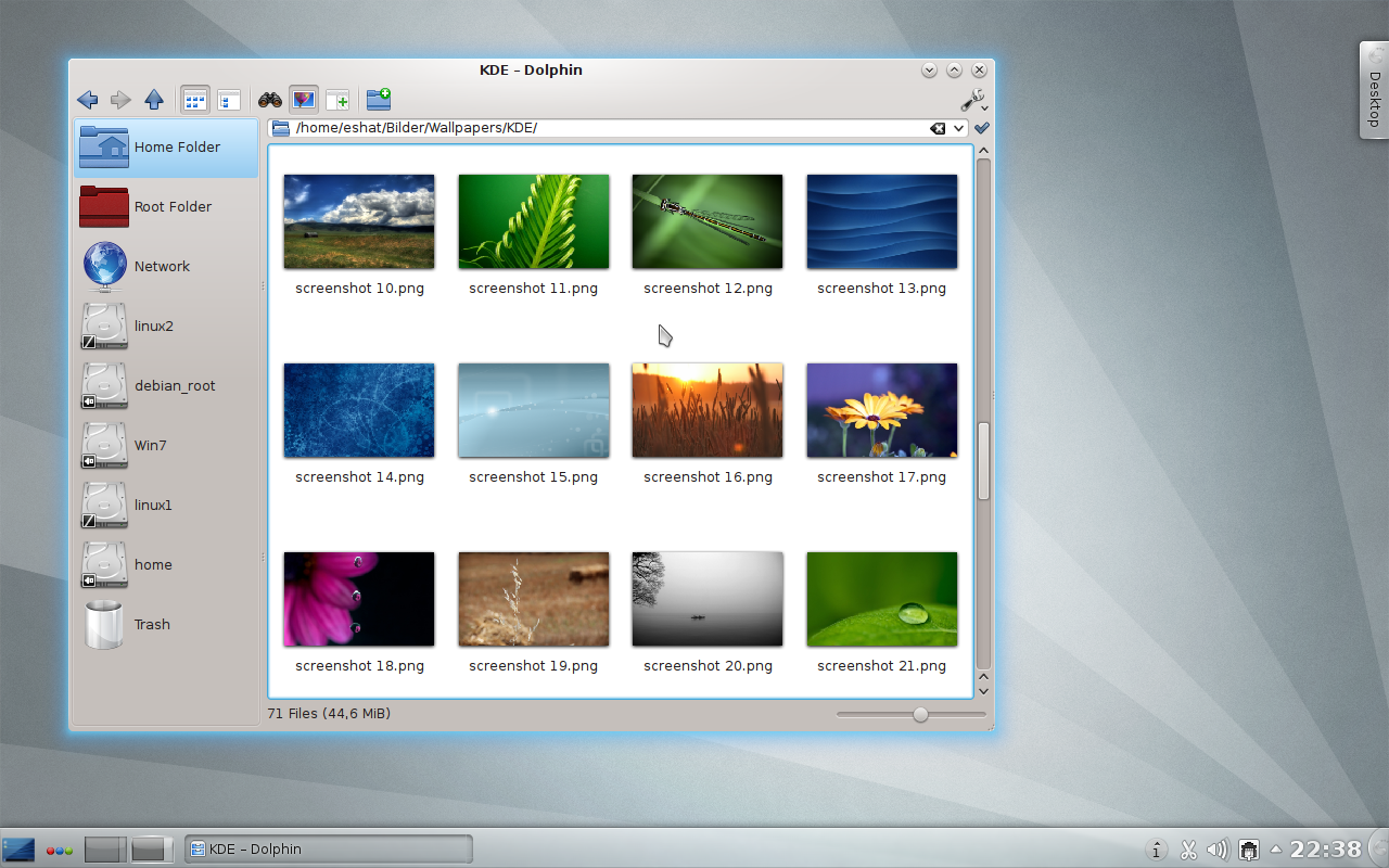 KDE 4.8 screenshot
