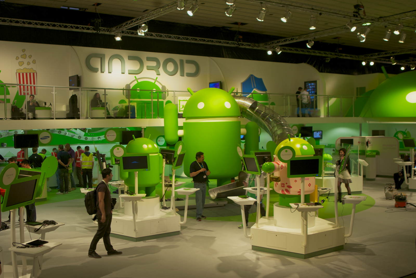 Google's Android stand at MWC