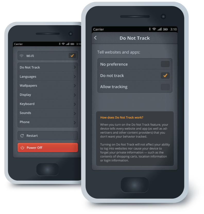 Screenshot of Mozilla's DNT Proposal
