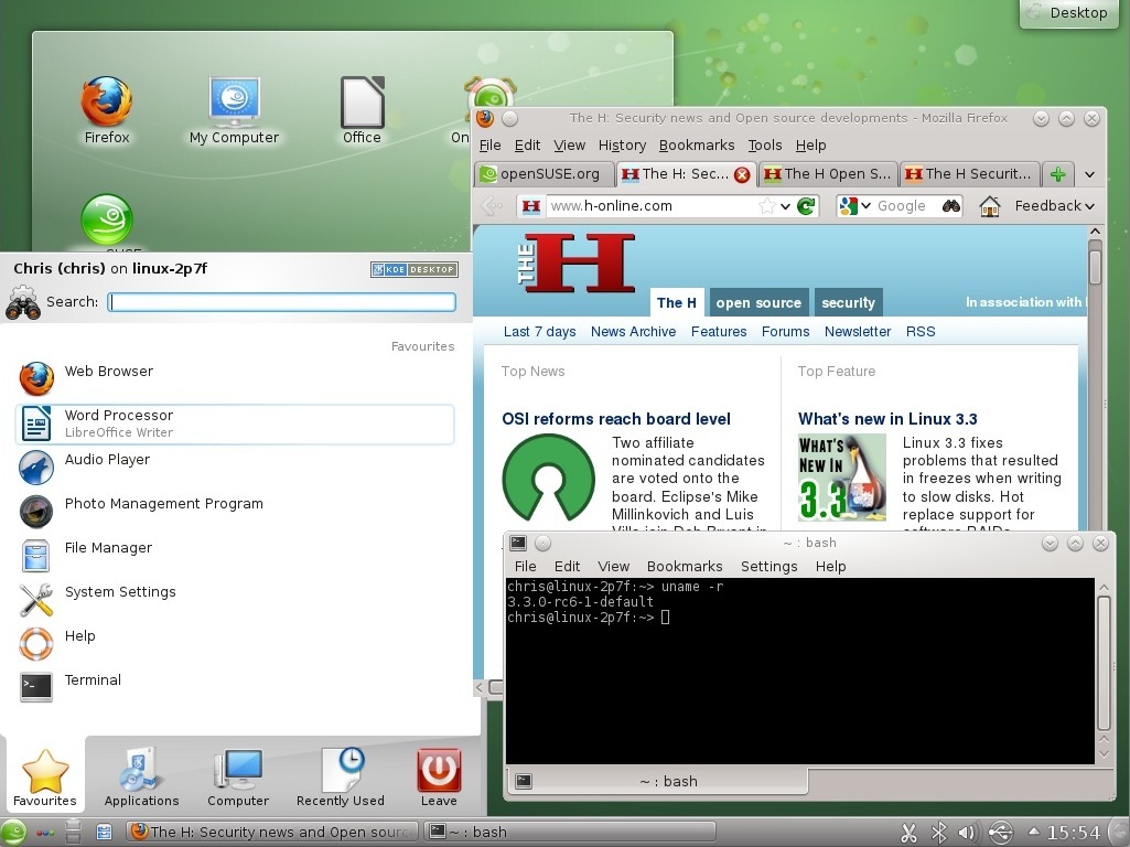 openSUSE 12.2 Milestone 2