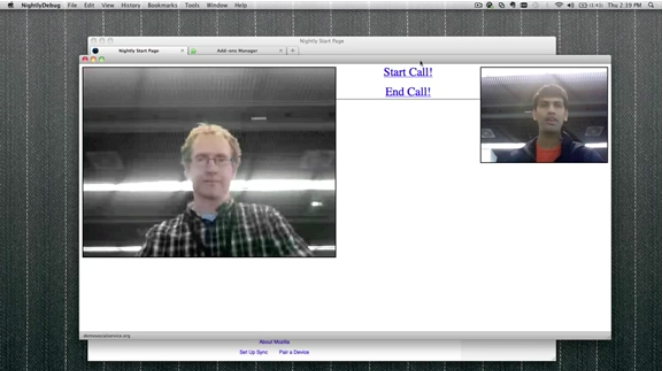 video chat screenshot