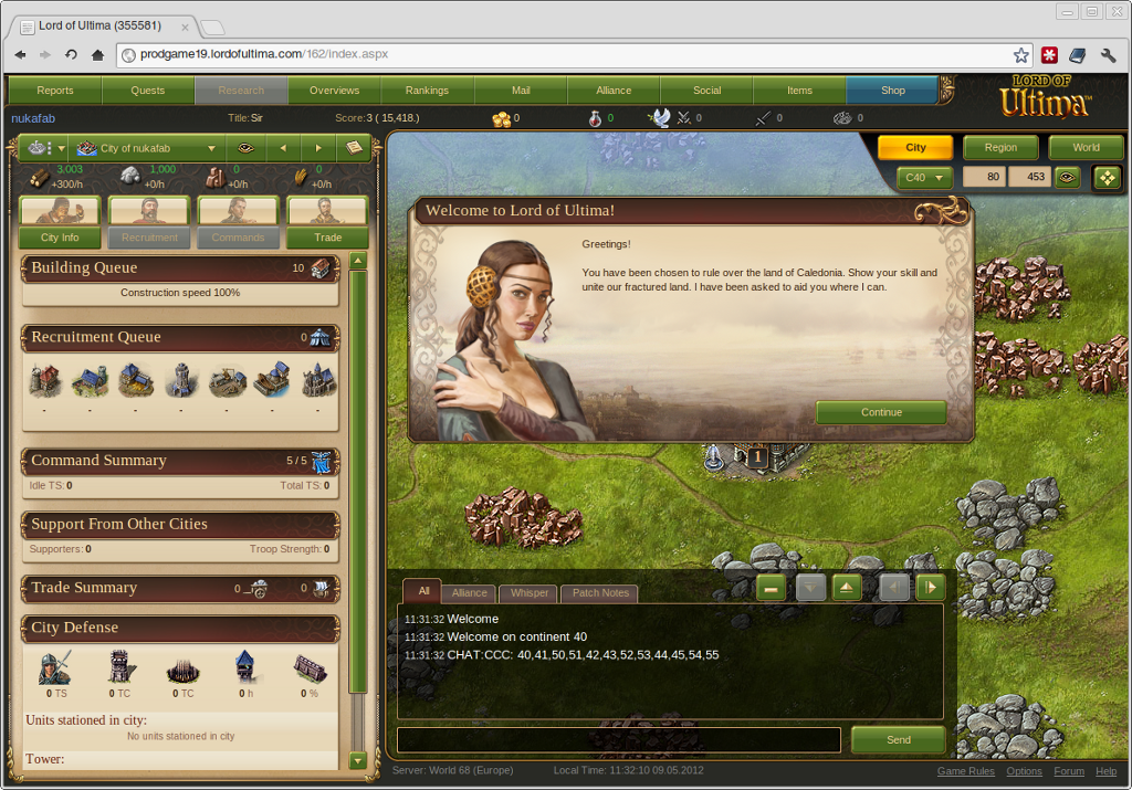 Lord of Ultima screenshot