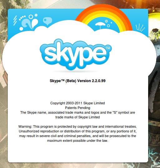 Skype 2.2.0.99