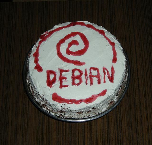 Debian cake