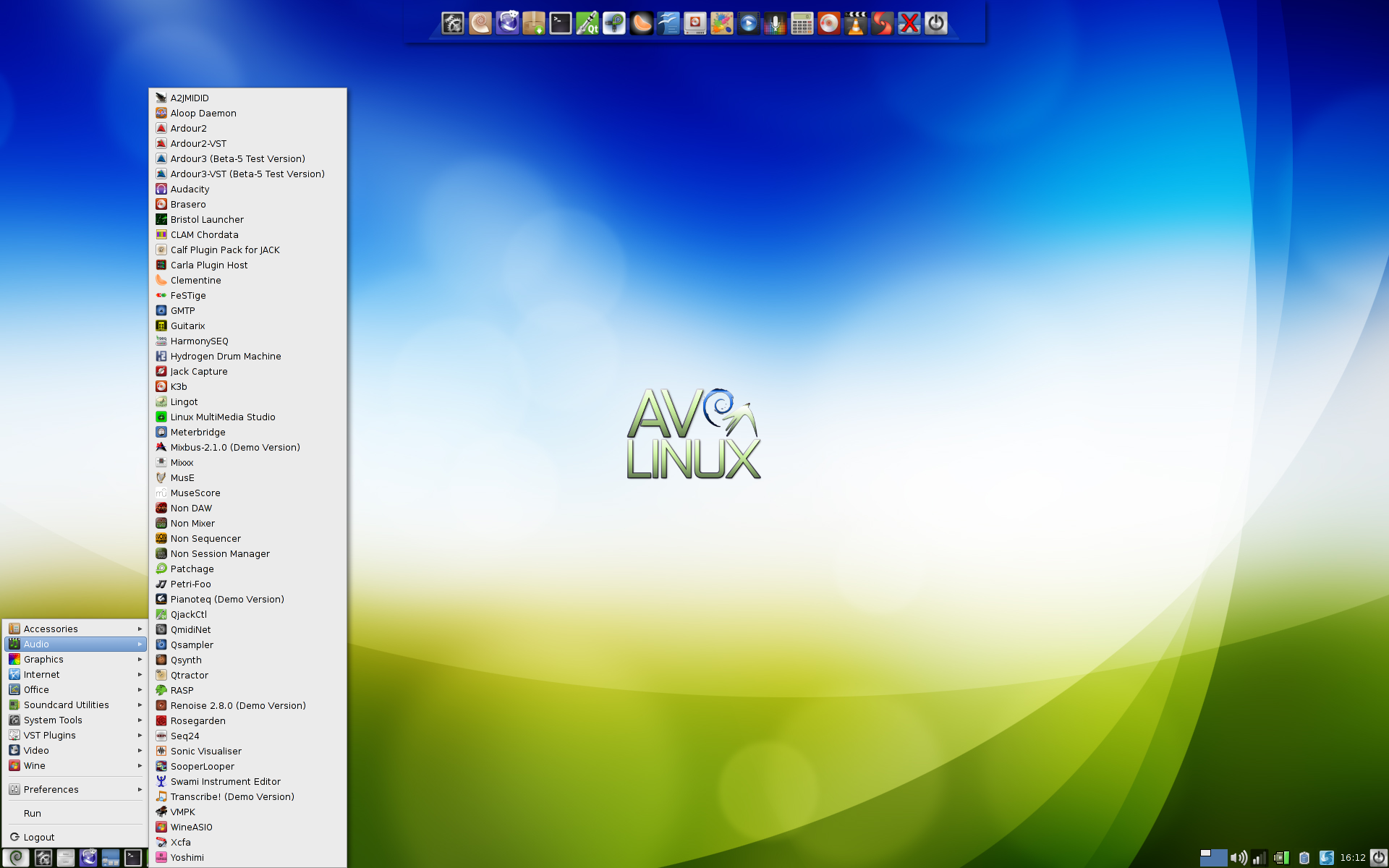 AV Linux 6 desktop