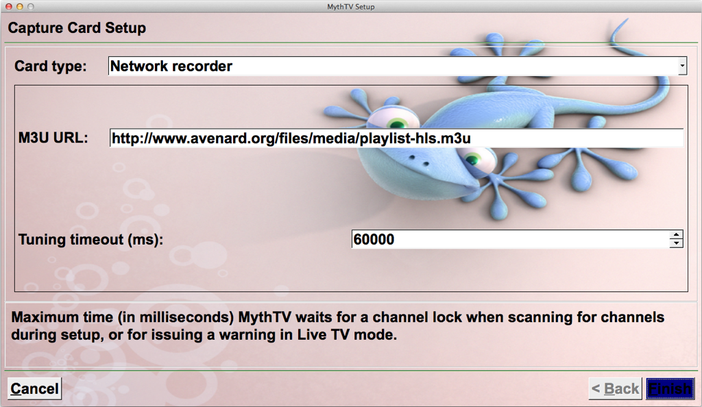 MythTV HTTP stream screenshot