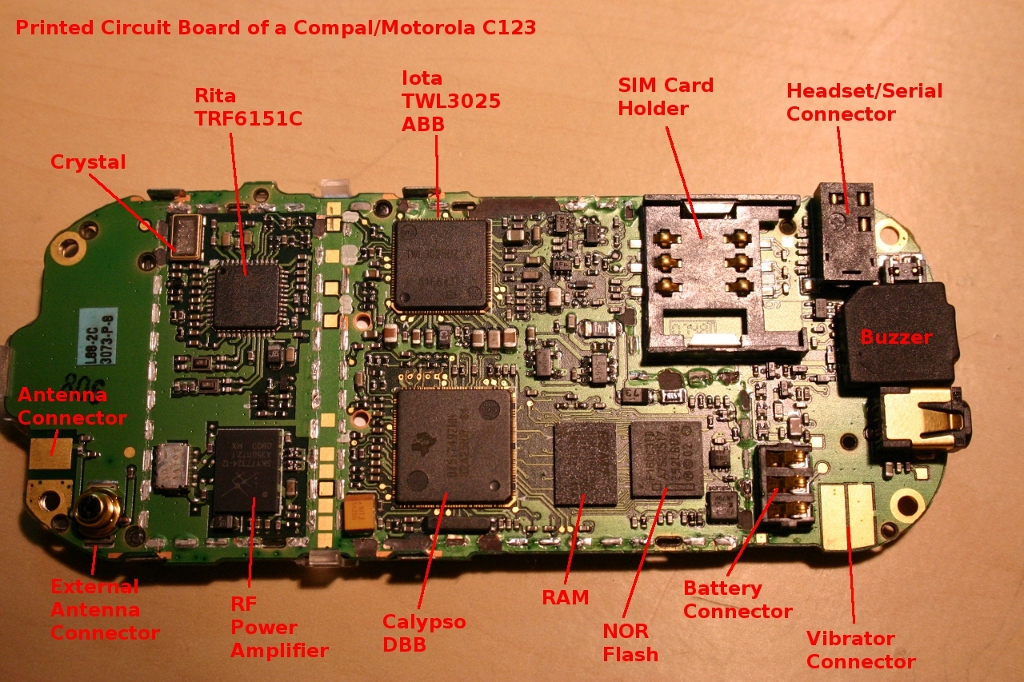The C123 circuit board