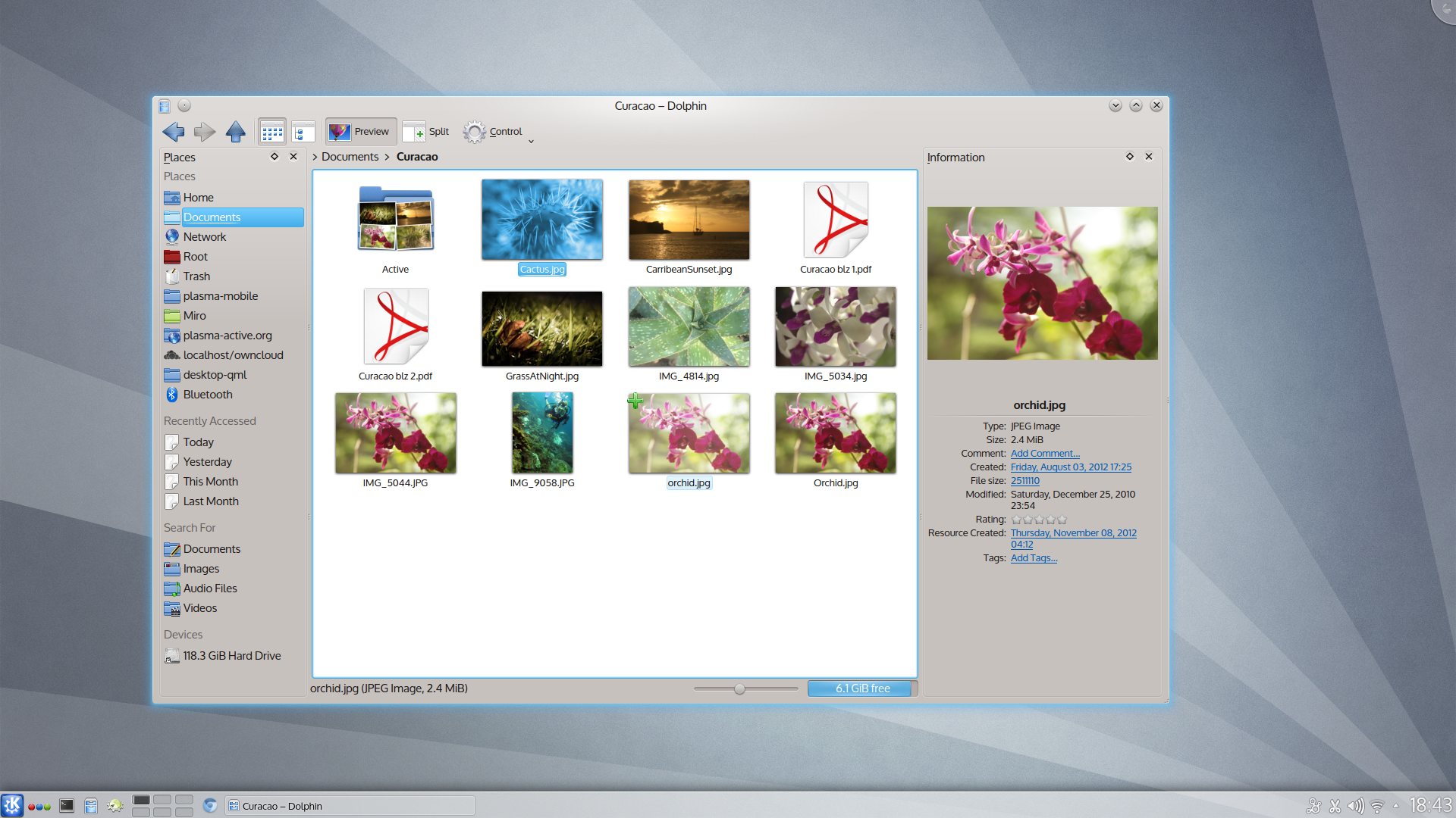KDE 4.10 beta screenshot