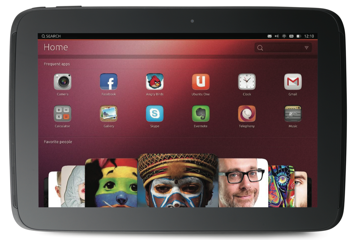 Home on the Ubuntu Tablet