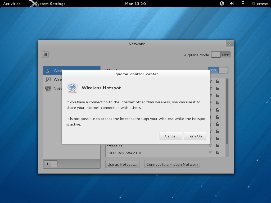 NetworkManager in Fedora 18