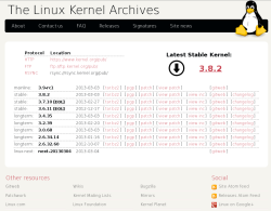 New kernel.org design